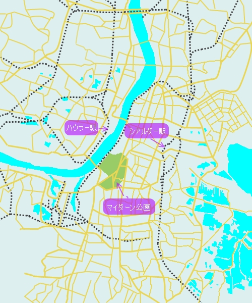 コルカタ地図